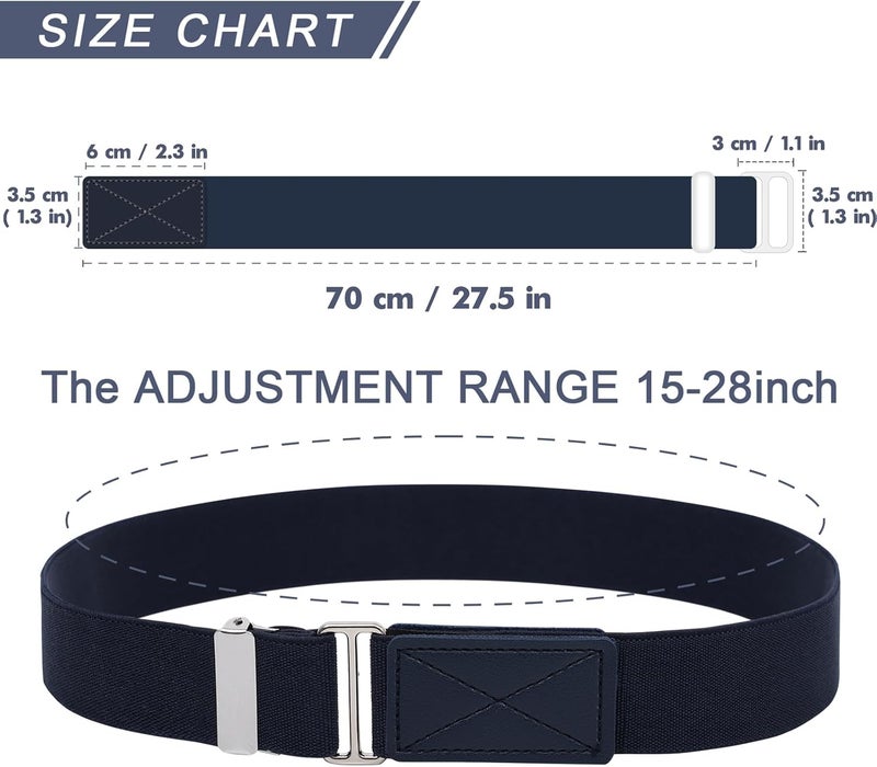 WELROG Kids Belts for Boys - Velcro Buckle Toddler Belt Elastic Adjustable Belt for Boys Girls - Image 2
